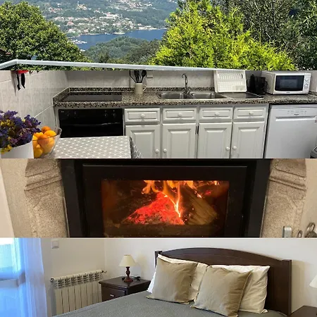 Casa De Casarelhos - Andar De Moradia - Lareira - Vistas - Διαμέρισμα