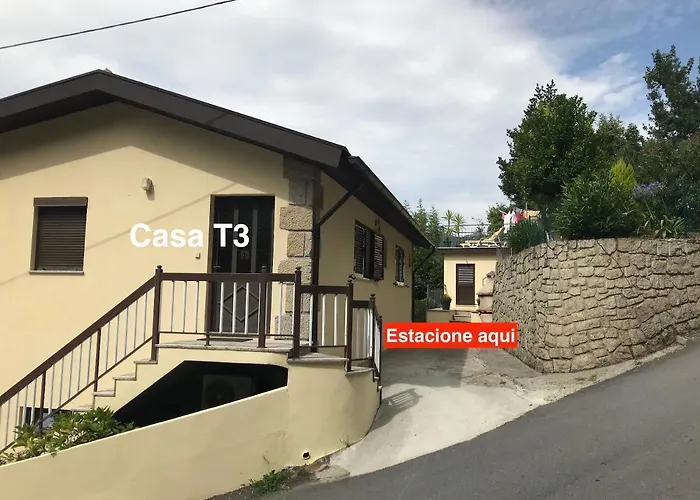 Casa De Casarelhos - Andar Moradia Com Lareira - Vistas Rio - 