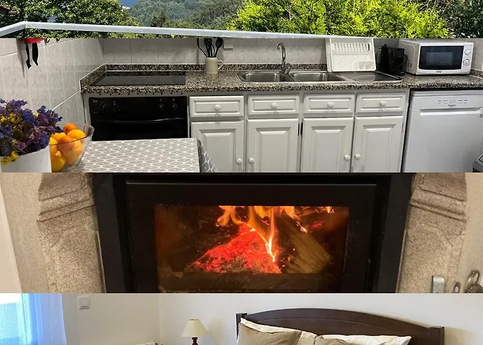 Casa De Casarelhos - Andar Moradia Com Lareira - Vistas Rio - 